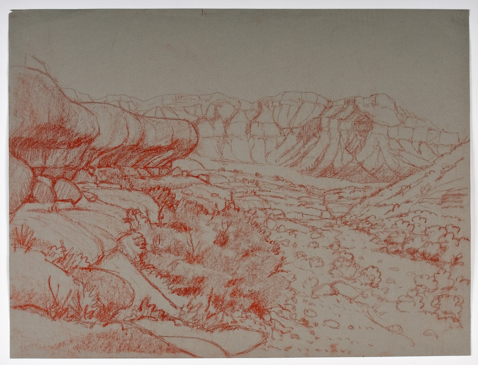 The Magic at Tuckup, Conte Crayon -   1987
