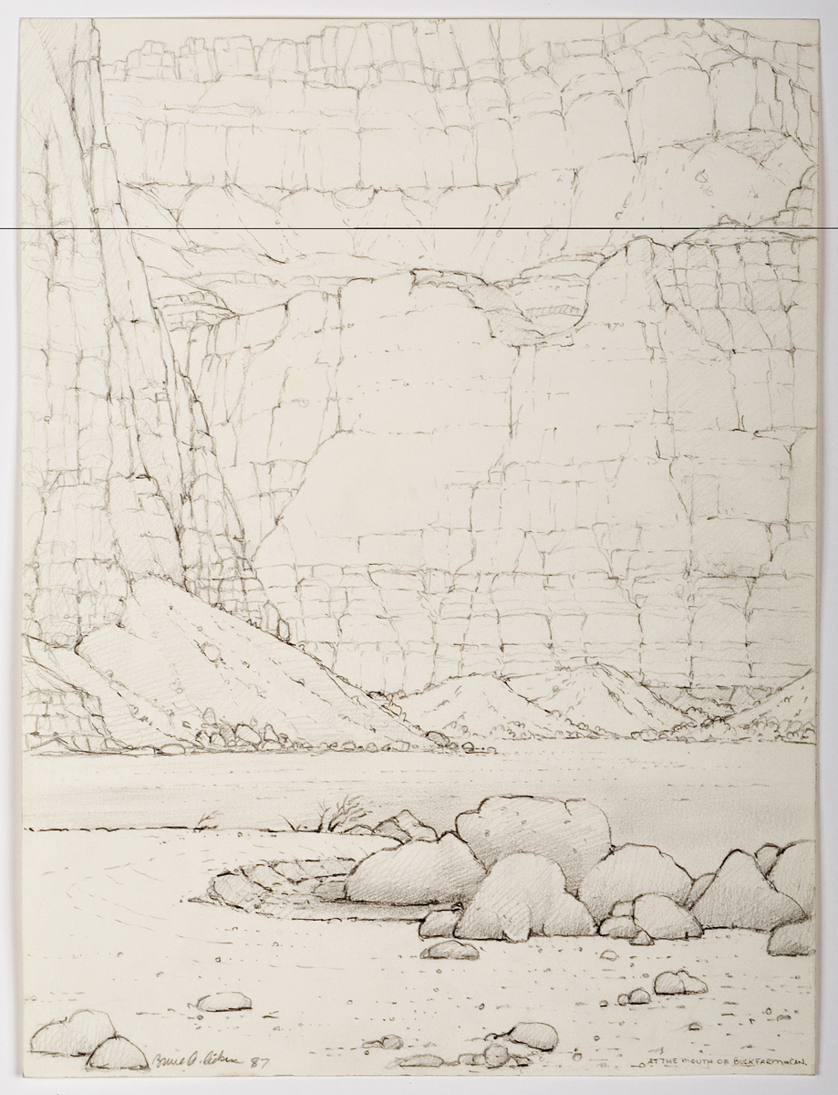 At the Mouth of Buckfarm Canyon  1983