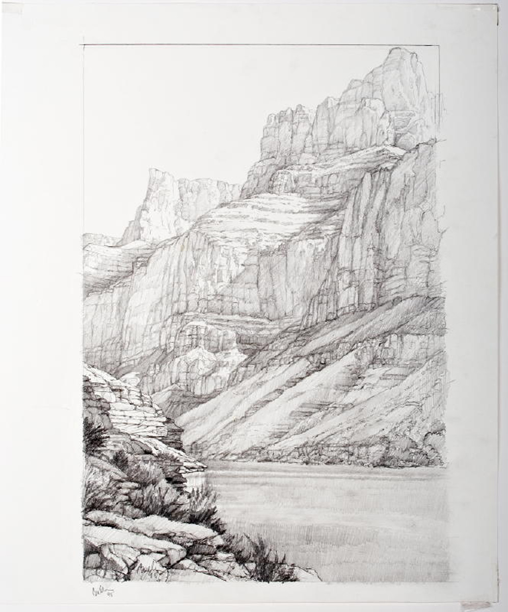 Science Beach - pencil 1998
