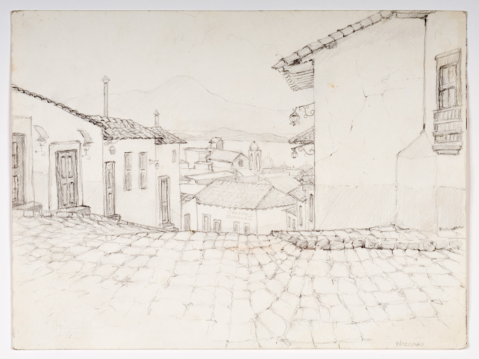 Patzcuaro, pencil - 1985